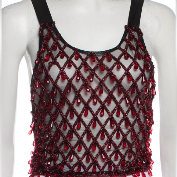 Dylan Lex Diana Ross Top in Red - Picture 4 of 6